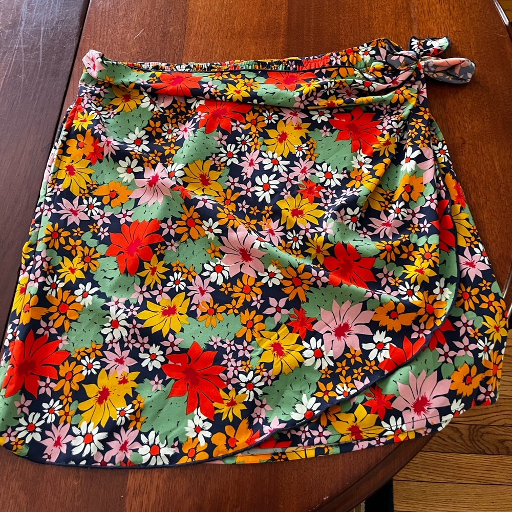 Toad&Co Colorful Floral Skirt